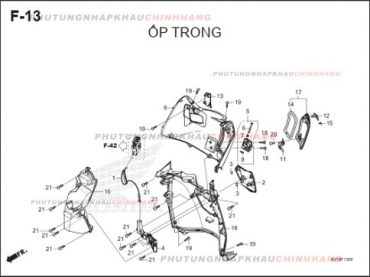 F13 – ỐP TRONG – HONDA LEAD 125 4VAL (K2T)