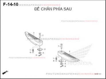 F14-10 – ĐỂ CHÂN PHÍA SAU – HONDA LEAD 125 4VAL (K2T)