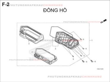 F2 – ĐỒNG HỒ – HONDA WINNER X V2 2019 (K56L)