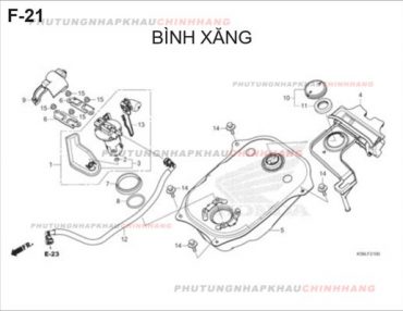 F21 – BÌNH XĂNG – HONDA WINNER X V2 2019 (K56L)