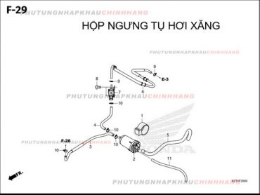 F29 – HỘP NGƯNG TỤ HƠI XĂNG – HONDA LEAD 125 4VAL 2025 (K2TS)