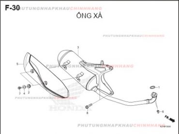 F30 – ỐNG XẢ – HONDA LEAD 125 4VAL (K2T)