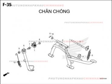 F35 – CHÂN CHỐNG – HONDA LEAD 125 4VAL 2025 (K2TS)