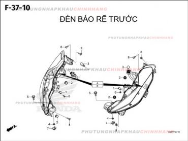 F37-10 – ĐÈN XI NHAN TRƯỚC – HONDA LEAD 125 4VAL 2025 (K2TS)