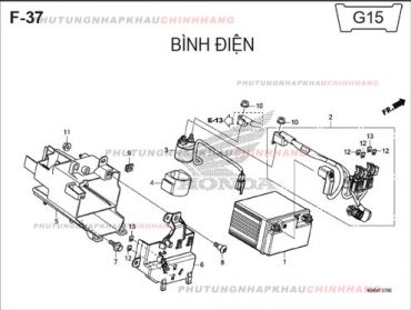 F37 – BÌNH ĐIỆN – HONDA WINNER 150 V1 2016 (K56G)