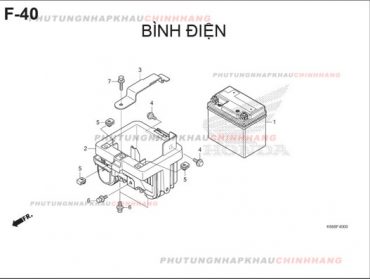 F40 – BÌNH ĐIỆN – HONDA AIR BLADE 125 2016 (K66)