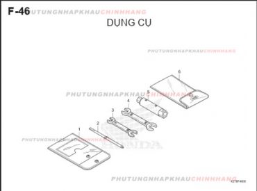 F46 – DỤNG CỤ – HONDA LEAD 125 4VAL (K2T)