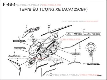 F48-1 – TEM XE – HONDA AIR BLADE 125-150 2020 (K1G-K1F)