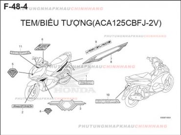 F48-4 – TEM XE (5) – HONDA AIR BLADE 125 2016 (K66)