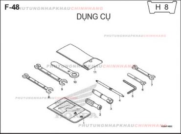 F48 – DỤNG CỤ – HONDA WINNER 150 V1 2016 (K56G)