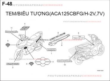 F48 – TEM XE (1) – HONDA AIR BLADE 125 2016 (K66)