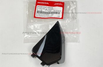 Ốp khóa nắp khẩn cấp Đen Bóng ( Không Ánh Xanh) Air Blade 125/150 2020 2021, Nắp phụ mở cốp yên AB 125/160 4 val 2022 2023 2024+