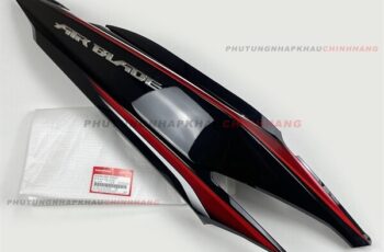 Ốp sườn Air Blade 125 2016 màu Đen Bóng bên Phải tem Đỏ Tươi bản Thể Thao, Bụng sau Ốp thân xe AB 125 2017 2018 2019