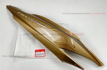 Ốp sườn Air Blade 125 2018 màu Vàng Đồng bên Phải tem 3D Từ Tính hoa văn, Bụng sau Ốp thân xe AB 125 2016 2017 2019