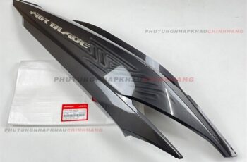 Ốp sườn Air Blade 125 2019 màu Xám Đen bên Phải tem 3D Từ Tính hoa văn, Bụng sau Ốp thân xe AB 125 2016 2017 2018