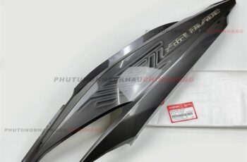 Ốp sườn Air Blade 125 2019 màu Xám Đen bên Trái tem 3D Từ Tính hoa văn, Bụng sau Ốp thân xe AB 125 2016 2017 2018