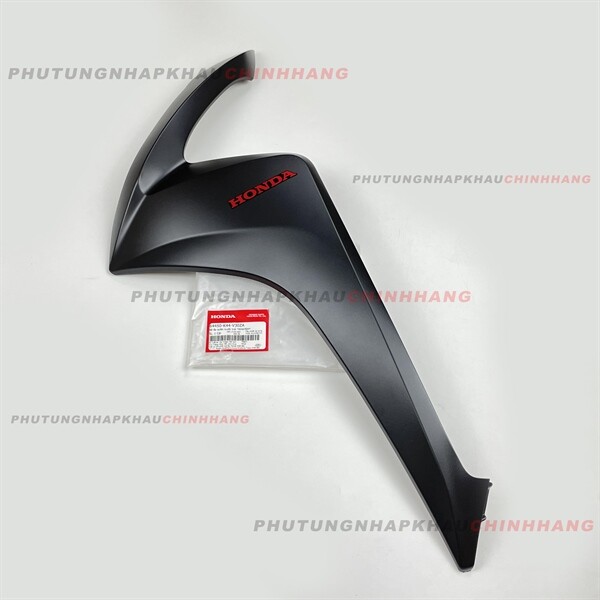 Cánh yếm Vision K44 2015 màu Đen Nhám bên Trái, Bửng trước Ốp cánh gà vision 110 2016 2017 2018 2019 2020 - 64450K44V30ZA