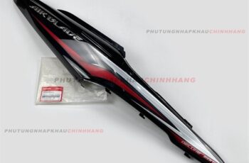 Ốp sườn Air Blade 125 2014 màu Đen Bóng bên Phải tem Đỏ, Bụng sau Ốp thân xe AB 125 K27 2013 2015