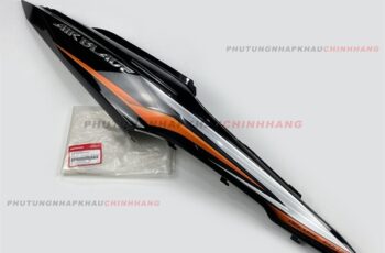 Ốp sườn Air Blade 125 2014 màu Đen Bóng bên Phải tem Cam, Bụng sau Ốp thân xe AB 125 K27 2013 2015