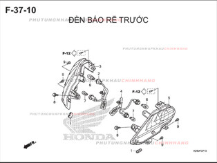 F37-10 – XI NHAN TRƯỚC – HONDA SH MODE 125 (K29M)