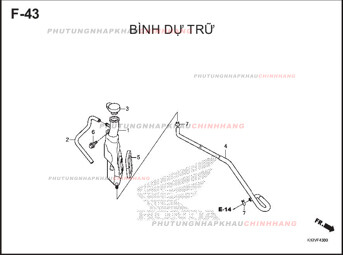 F43 – BÌNH DỰ TRỮ – HONDA LEAD 125 2017 (K12V)