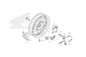 Bánh mâm sau Đen Sh Mode 125 2013-2020, Cụm vành đúc sau xe Sh Mode 2014 2015 2016 2017 2018 2019
