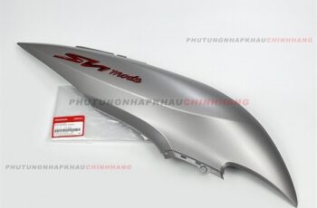 Ốp sườn Sh Mode 125 4 val bên Phải màu Bạc Nhám tem Đỏ 2021 2022 2023 2024, Ốp thân Bụng sau Sh Mode 4 val K1N