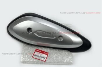 Ốp pô Sh Mode 125 4 val màu Bạc 2021 2022 2023 2024 2025, Pát che pô Tấm bảo vệ ống xả Sh Mode 4 val K1N