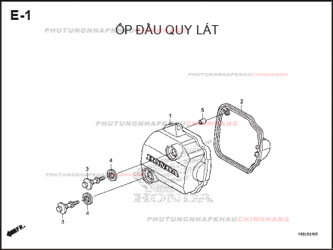 E1 – ỐP ĐẦU QUY LÁT – HONDA WAVE RSX 110 (K90J)