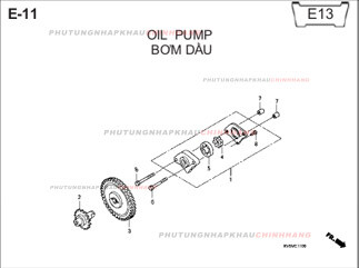 E11 – BƠM DẦU – HONDA CLICK 110 (KVB)