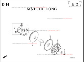 E14 – MẶT CHỦ ĐỘNG – HONDA LEAD 110 (GGE)