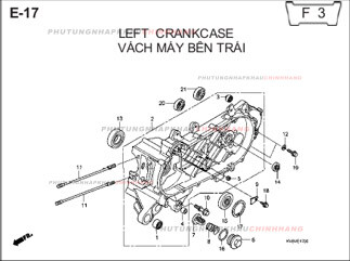E17 – VÁCH MÁY TRÁI – HONDA CLICK 110 (KVB)