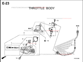 E23 – HỌNG XĂNG – FUTURE 125 (KYZ)