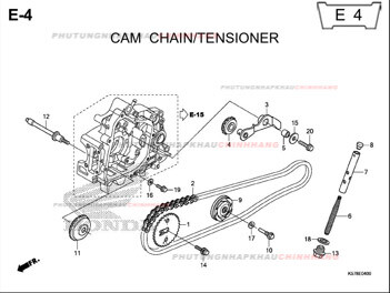 E4 – SÊN CAM – HONDA BLADE 110 (K57)