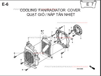 E6 – QUẠT GIÓ – HONDA CLICK 110 (KVB)
