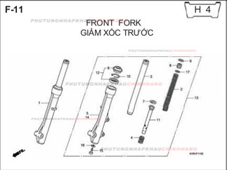 F11 – GIẢM XÓC TRƯỚC – HONDA CLICK 110 (KVB)