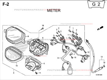 F2 – ĐỒNG HỒ – HONDA BLADE 110 (K57)