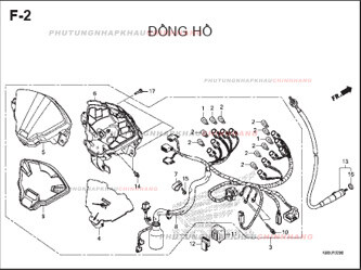 F2 – ĐỒNG HỒ – HONDA WAVE RSX 110 (K90J)