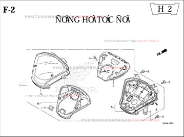 F2 – ĐỒNG HỒ – SH 125-150 (K01-K02)