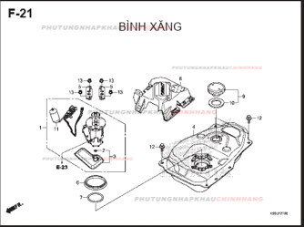 F21 – BÌNH XĂNG – HONDA WAVE RSX 110 (K90J)