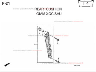 F21 – GIẢM XÓC SAU – HONDA CLICK 110 (KVB)