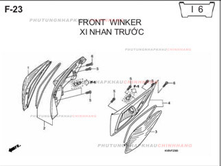F23 – XI NHAN TRƯỚC – HONDA CLICK 110 (KVB)