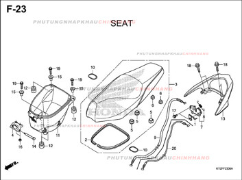 F23 – YÊN XE – FUTURE 125 (KYZ)