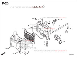 F25 – LỌC GIÓ – HONDA WAVE RSX 110 (K90J)