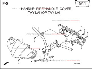 F5 – ỐP TAY LÁI – HONDA CLICK 110 (KVB)