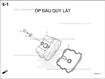 E1 – ỐP ĐẦU QUY LÁT – HONDA WINNER R 150 (K2PT)