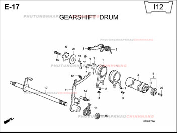 E17 – HEO SỐ – HONDA WAVE A A+ZX S RS 100
