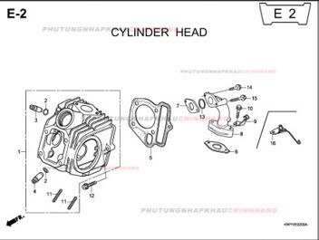 E2 – ĐẦU QUY LÁT – HONDA WAVE ALPHA 100 (KWY)