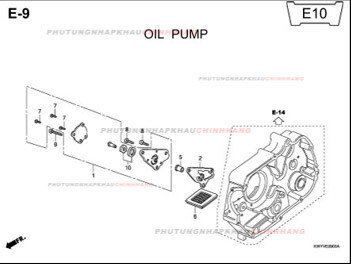 E9 – BƠM DẦU – HONDA WAVE ALPHA 100 (KWY)