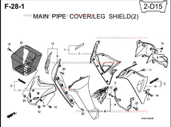 F28-1 – ỐP ỐNG CHÍNH (2) – HONDA WAVE A A+ZX S RS 100